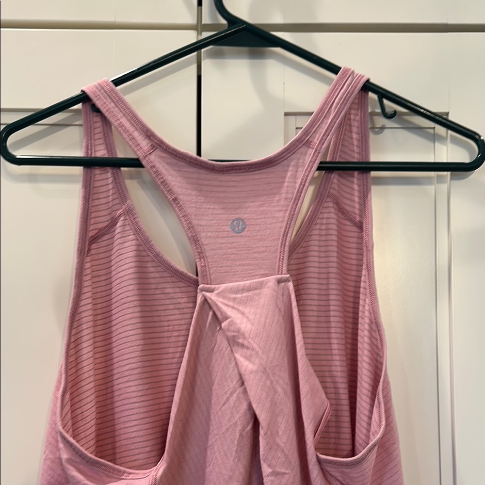 Lululemon size 10 Pink Racerback Tank Top